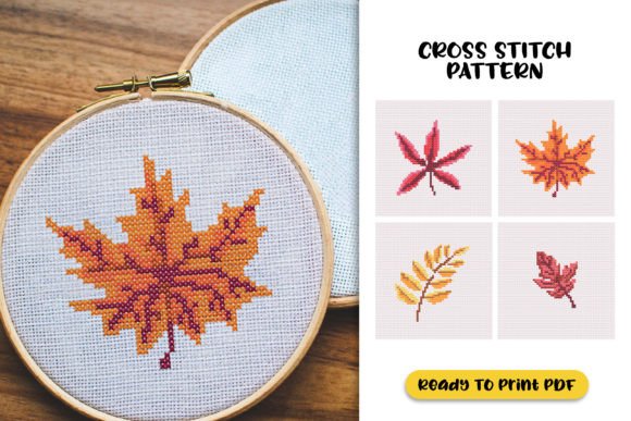 Autumn Cross Stitch Pattern Set