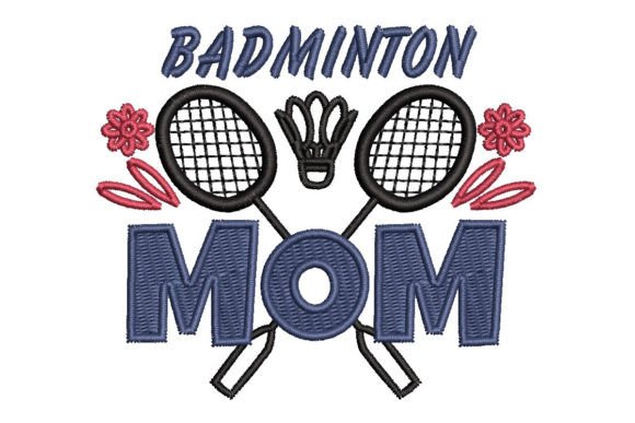 Badminton Mom: A Seasonal Embroidery Gem