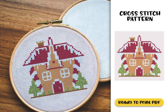Christmas Gingerbread Cross Stitch