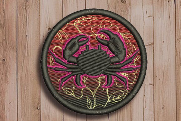 Crab in Circle: A Playful, Spooky Charm for Personalized Gifts