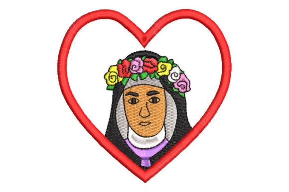 Holy Rose of Lima in Heart