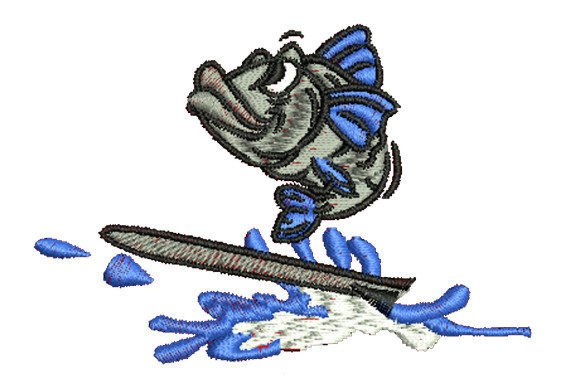 Mackerel Surfing: A Playful Embroidery Design Review