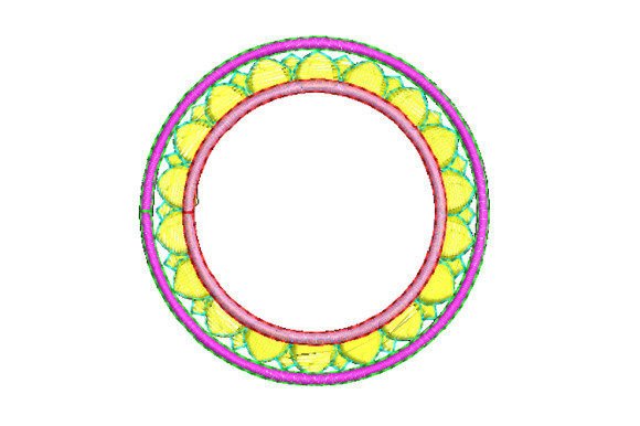 Mandala Circle Logo Pastel Color
