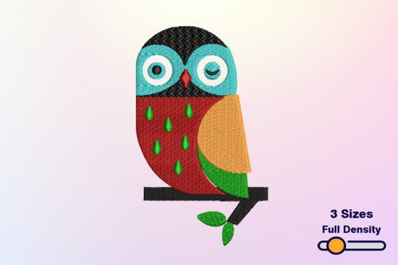 Owl on Branch: A Thoughtful Embroidery Design for Meaningful Gifts