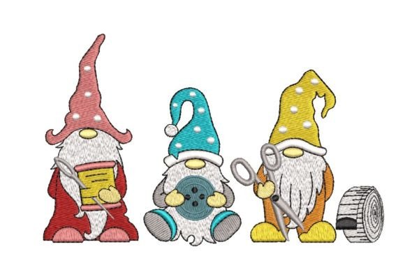 Sewing Gnomes Tailor Embroidery Design