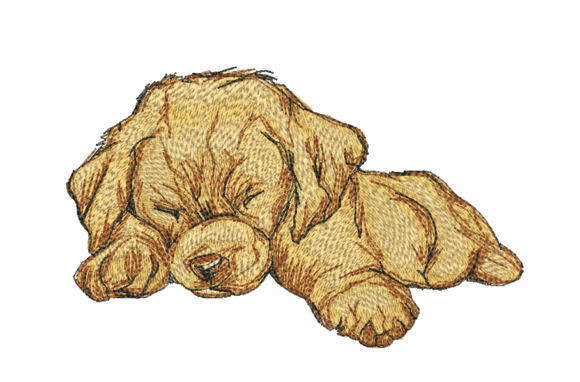 Sleeping Puppy: A Craft Fair-Ready Embroidery Design